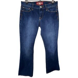 Lucky Brand Sofia Bootcut Dark Wash Mid-Rise Ankle Cut Denim Jeans